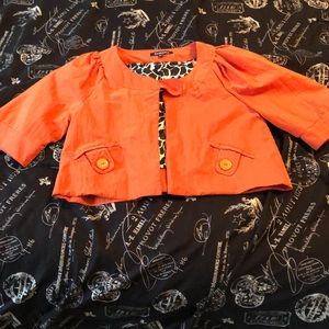 Orange coat